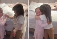 Virginia mostra reencontro fofo das filhas após Maria Alice receber alta