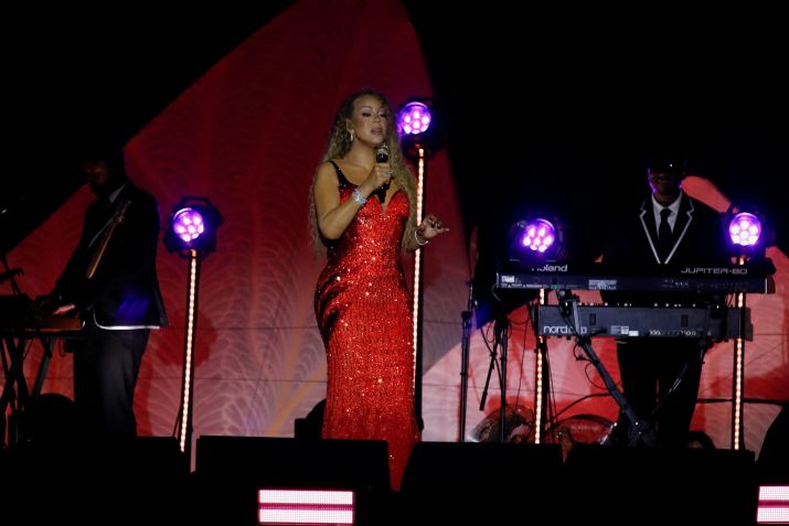 Mariah Carey durante show em Belém, no Pará • 17/09/2025 REUTERS/Wagner Santana