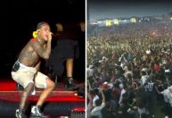 No The Town, MC Cabelinho tira camisa e fãs deliram com rodinha de punk