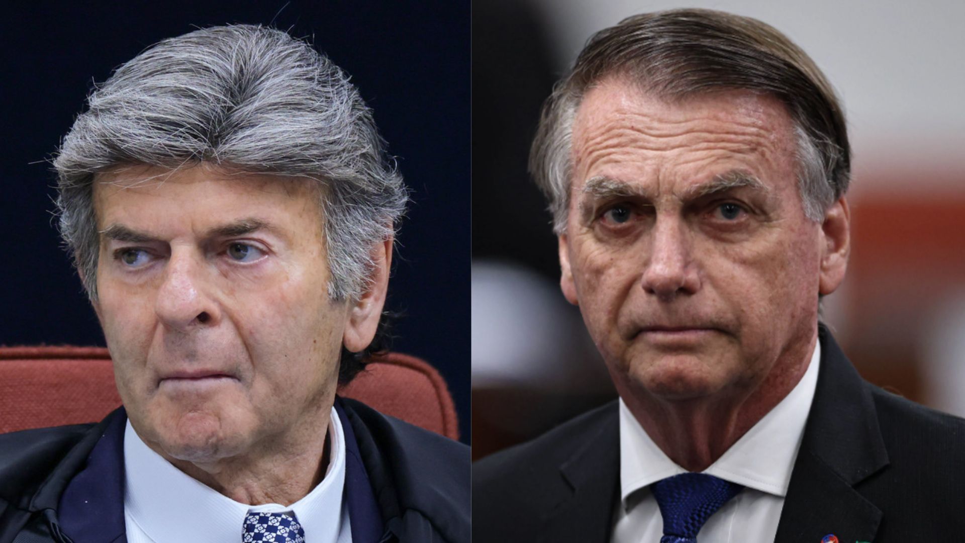 Luiz Fux e Jair Bolsonaro