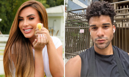Nicole Bahls homenageia Lucas Leto e ator responde: "Ganhei o ano"