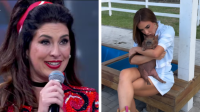 Nicole Bahls homenageia Fê Paes Leme com porquinha após "Dança dos Famosos"
