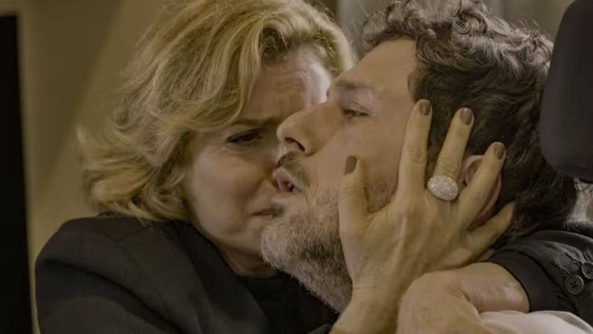 Odete Roitman viveu cena emocionante com o filho Leonardo • Reprodução/Globo