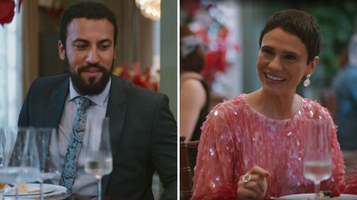 Olavo flerta com Celina em "Vale Tudo"