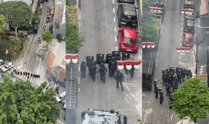 PM usa bombas de efeito moral contra ocupação de prédio no Centro de SP