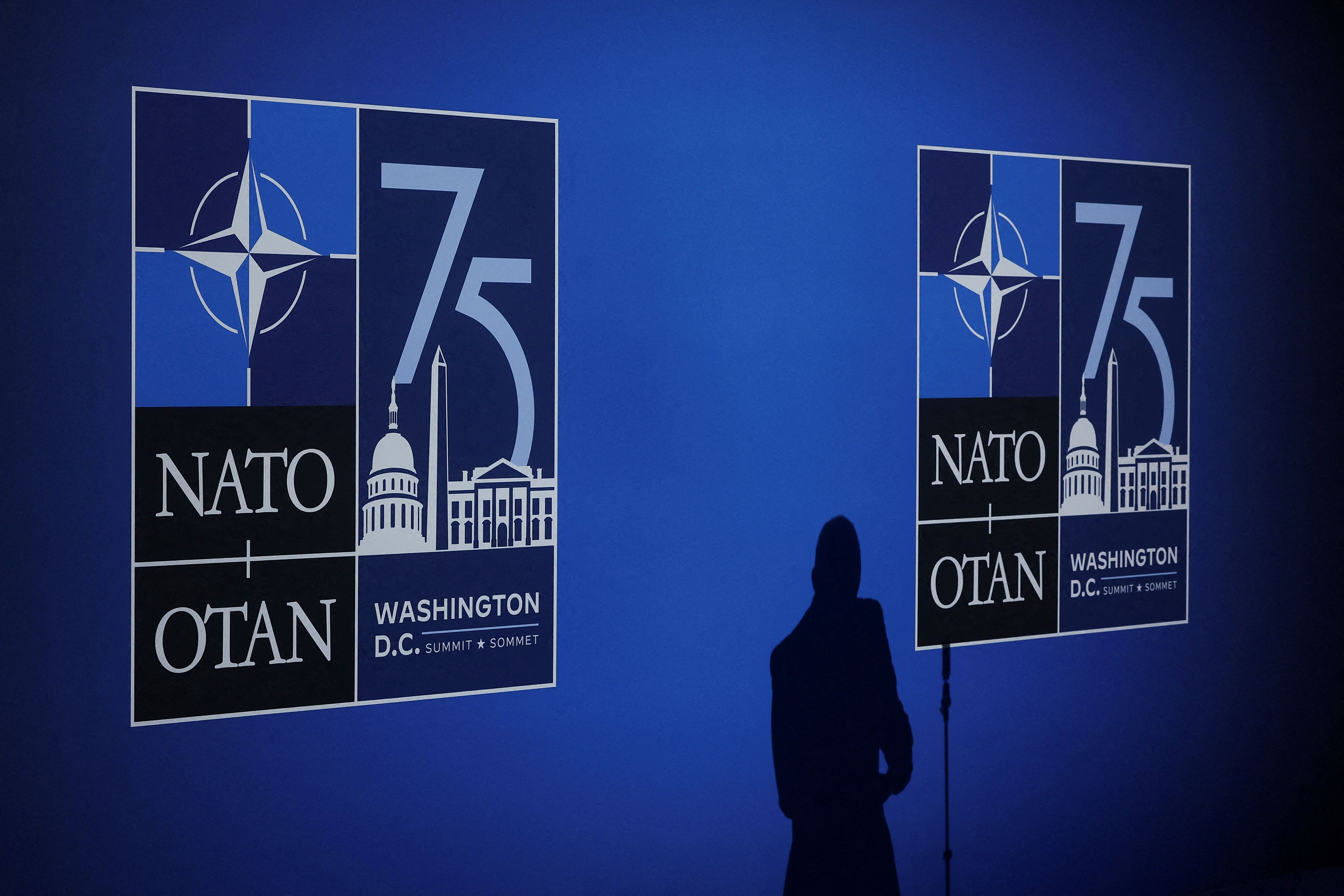 Comemoração do 75º aniversário da aliança em evento da OTAN, em Washington