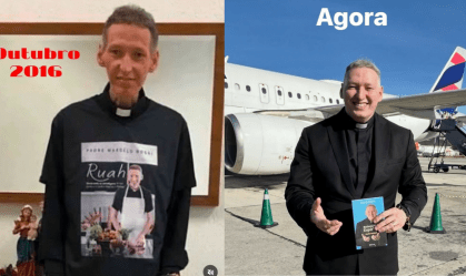 Padre Marcelo Rossi compara fotos e reflete: "A importância do cuidado"