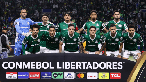 Time titular do Palmeiras contra o River Plate pela Libertadores