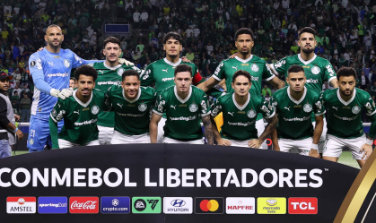 Time titular do Palmeiras contra o River Plate pela Libertadores