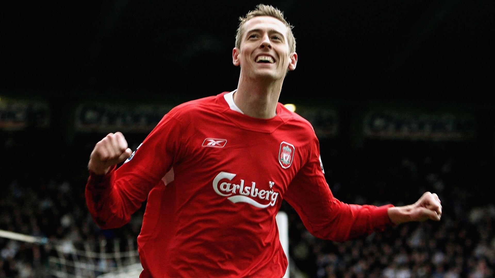 Peter Crouch em ação pelo Liverpool