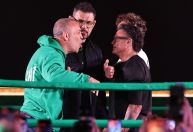 Encarada de Popó e Wanderlei Silva tem provocação na Faria Lima; veja fotos