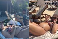 Grávida, Rafa Kalimann mostra férias de luxo com Nattanzinho