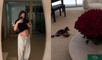 Rafa Kalimann mostra crescimento da barriga da 1ª gravidez em novas fotos