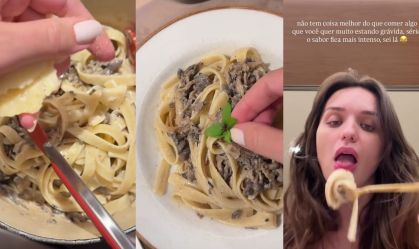 Rafa Kalimann cozinha para atender seu próprio desejo de grávida