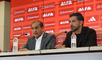 Ramón Díaz é apresentado pelo Inter e dispara: "Desafios nos agradam"