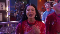 "A Fazenda": Rayane chora ao ouvir música de Belo na festa