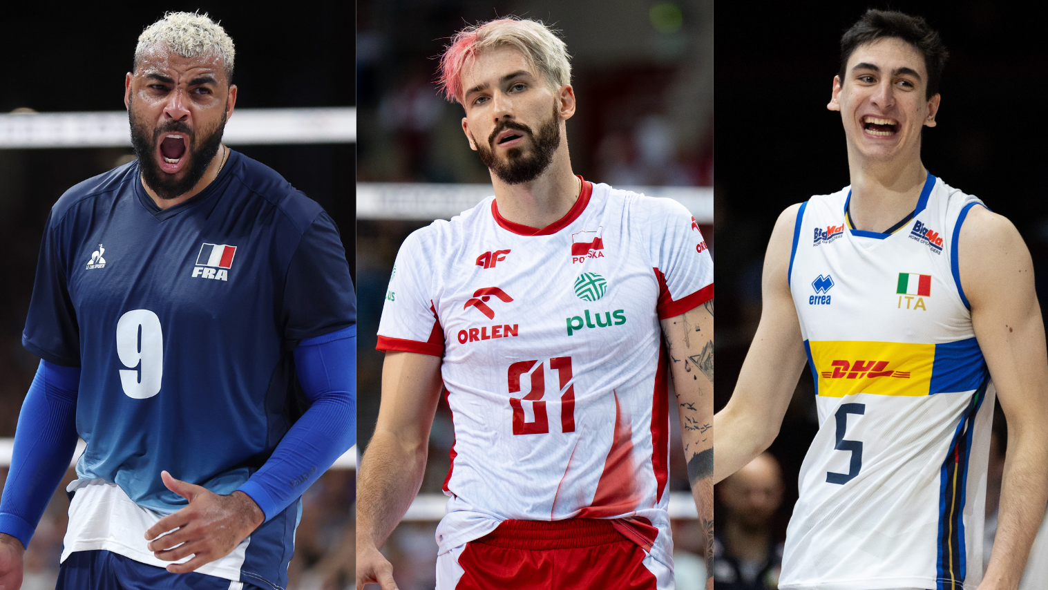 França, Polônia e Itália são os principais oponentes do Brasil no Mundial Masculino de Vôlei