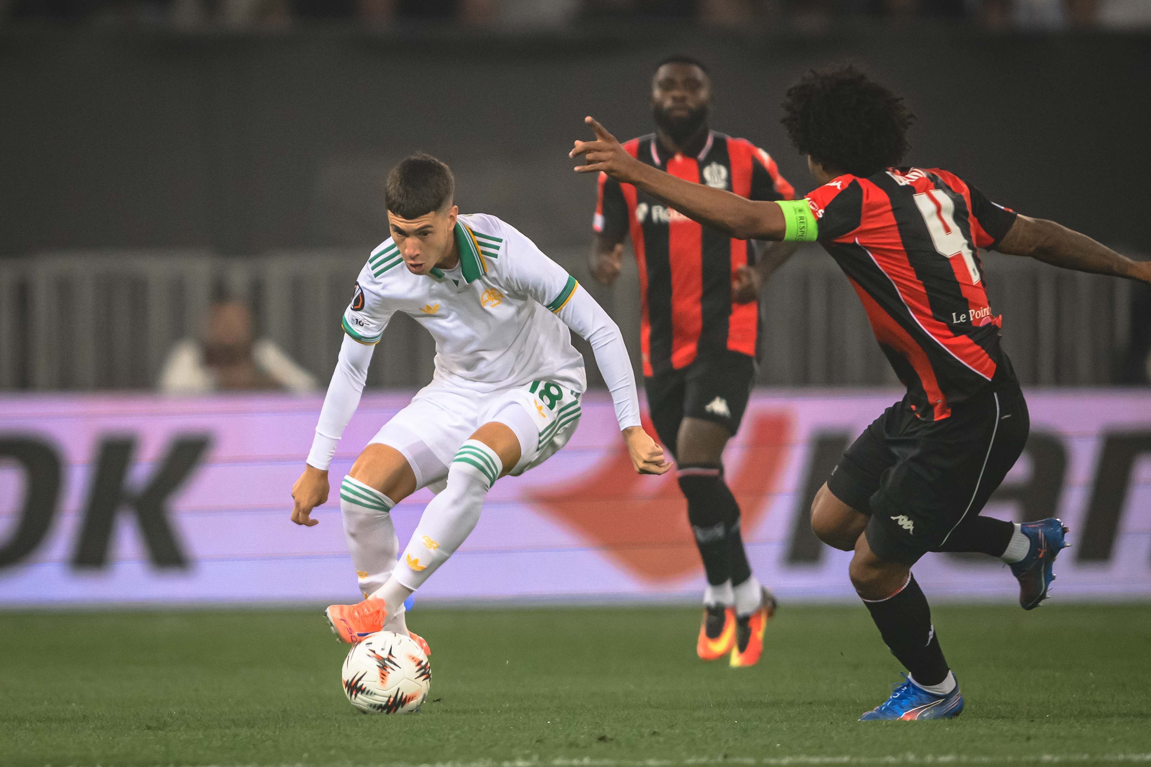 Lance de Roma x Nice, pela Europa League