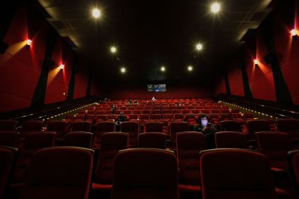 Sala de cinema em Burbank, no estado norte-americano da Califórnia