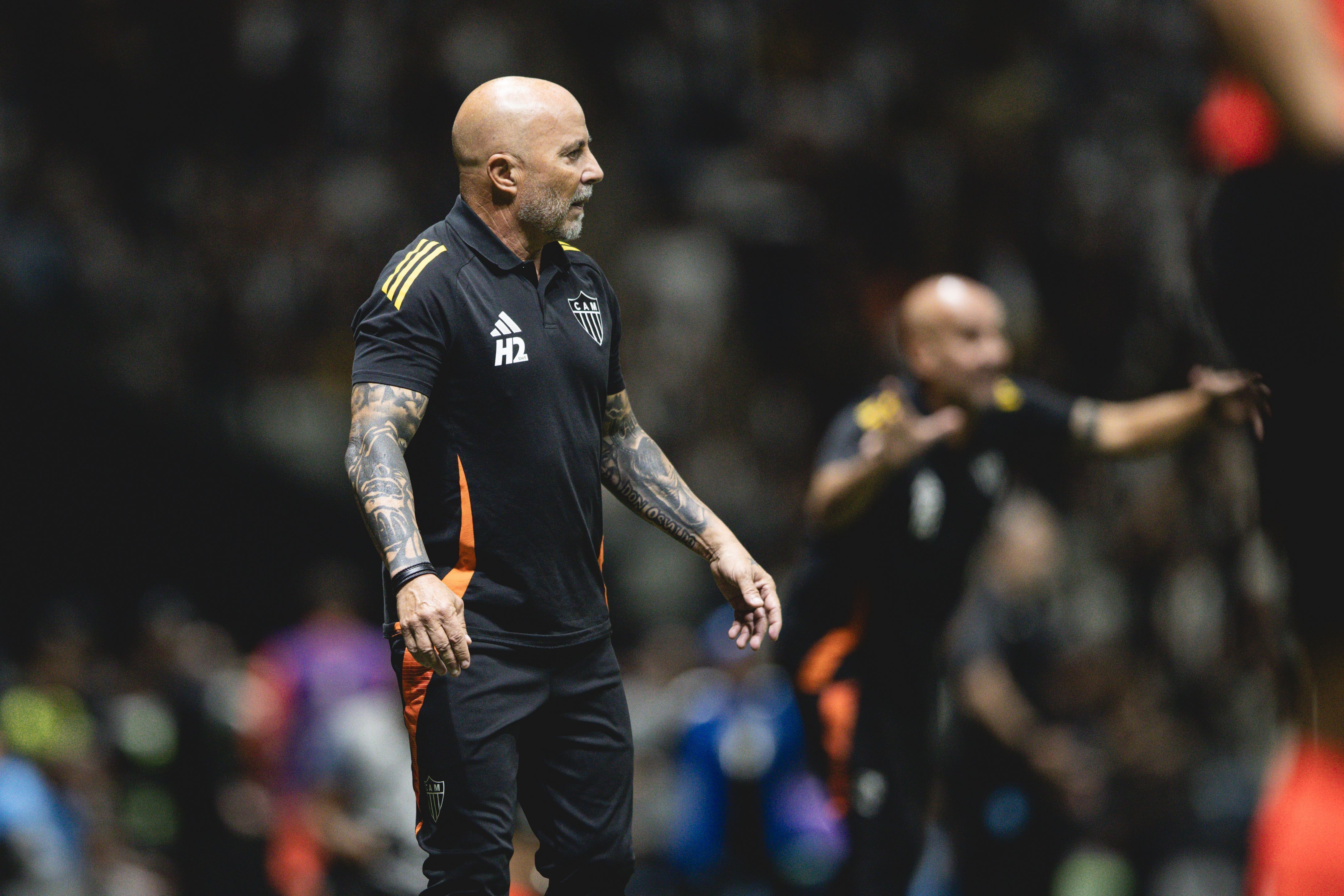 Jorge Sampaoli em Atlético-MG x Bolívar