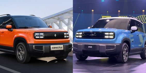 Baojun Yep Plus x Chevrolet Spark EUV: mesmo carro, marcas diferentes