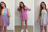 Tatá Werneck diverte internautas ao usar roupas da filha de 5 anos