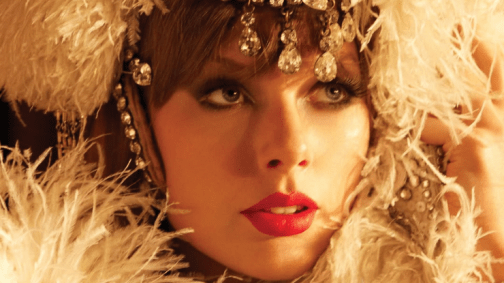 Taylor Swift em imagem de divulgação de "The Life of a Showgirl"