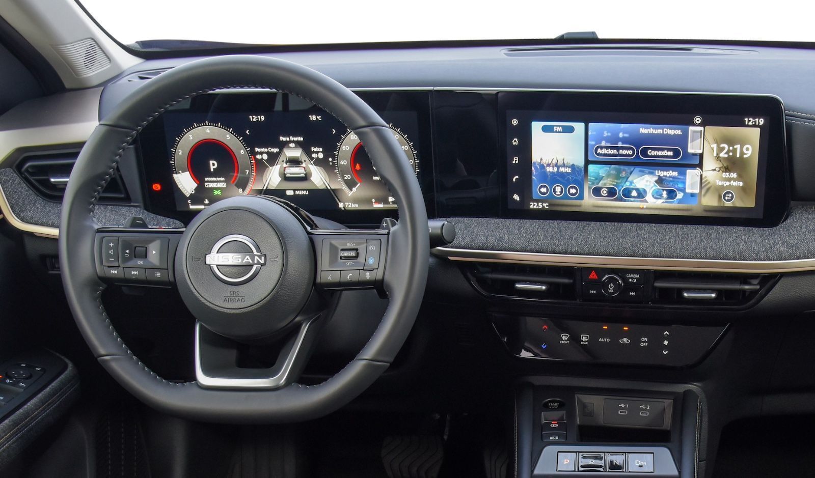 Telas do Nissan Kicks • Divulgação