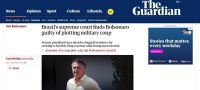 Condenação de Bolsonaro por plano de golpe repercute na imprensa mundial