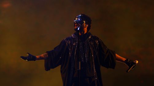 The Weeknd cantou no Gillette Stadium, em junho