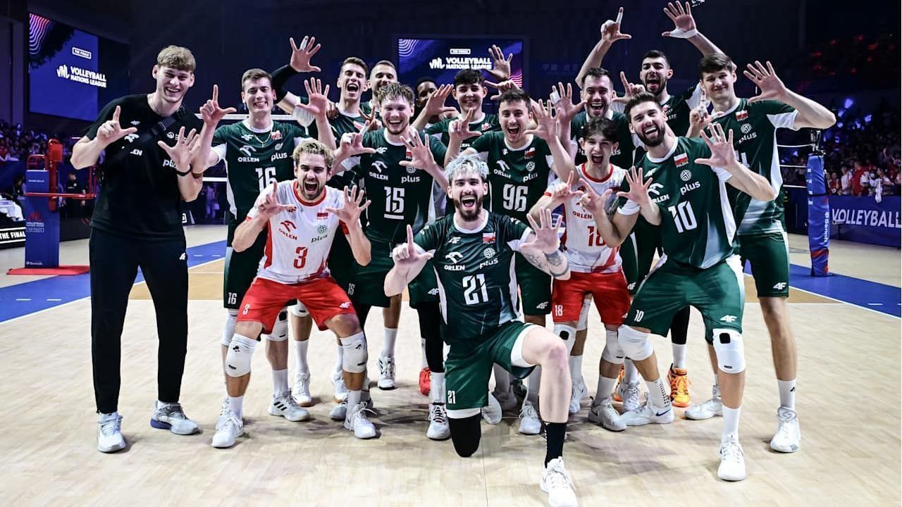 Polônia é a grande favorita ao título do Mundial Masculino de Vôlei • Foto: Divulgação/ VNL