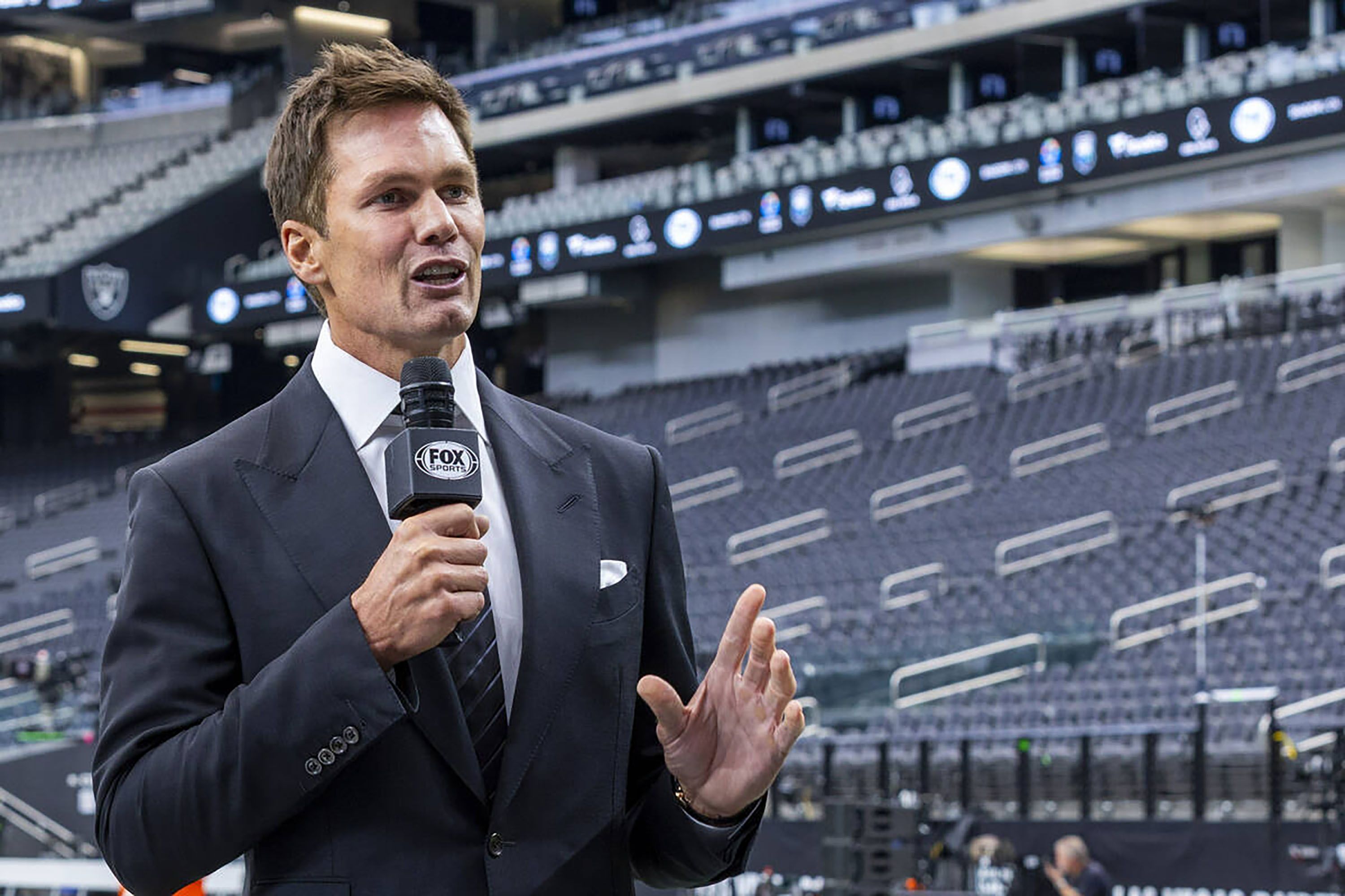 Lenda da NFL, Tom Brady é analista da Fox Sports