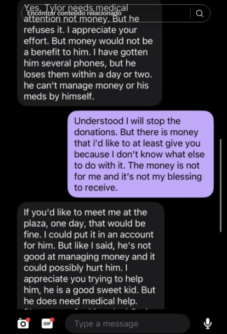 Mãe de Tylor Chase teria recusado ajuda financeira • TikTok/ @lethallalli