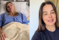 Após cirurgia para retirar câncer, Val Marchiori recebe apoio de Vera Viel