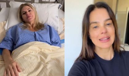 Após cirurgia para retirar câncer, Val Marchiori recebe apoio de Vera Viel