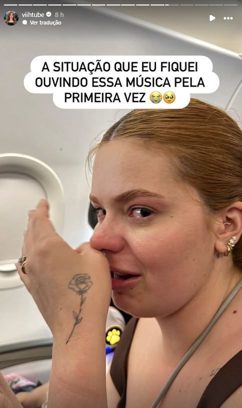 Viih Tube chora ao relembrar internação do filho • Instagram/Viih Tube