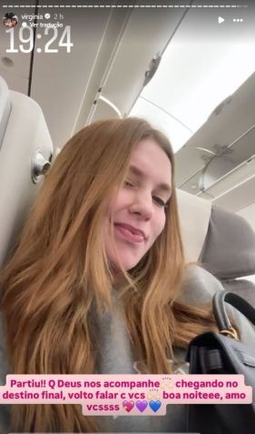 Virginia Fonseca viaja rumo a Madri, na Espanha • Instagram/Virginia Fonseca
