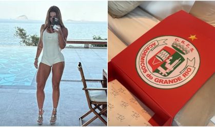 Virginia mostra preparativos para coroação como rainha da Grande Rio; veja