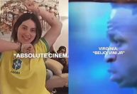 Internautas relembram Virginia torcendo por Vini Jr. em 2022; assista