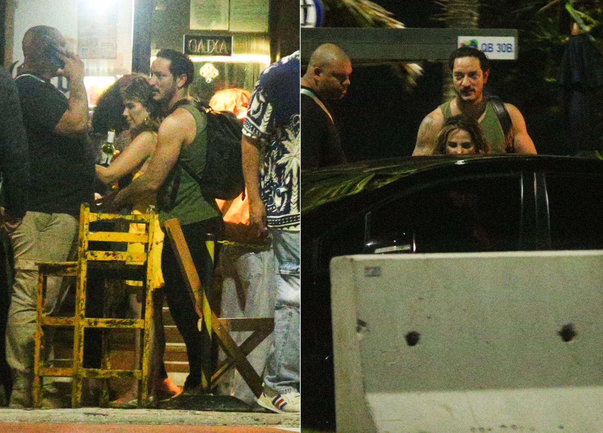 Segundo fotógrafo que fez o flagra, Allan e Wanessa foram embora juntos para o hotel • Thiago Martins/Agnews