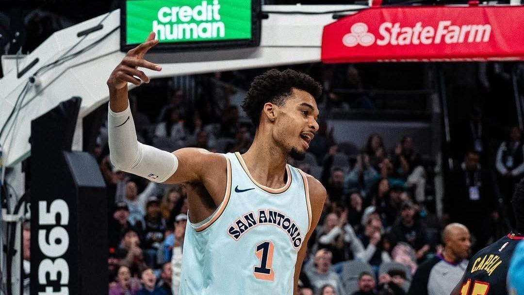 Victor Wembanyama em ação pelo San Antonio Spurs