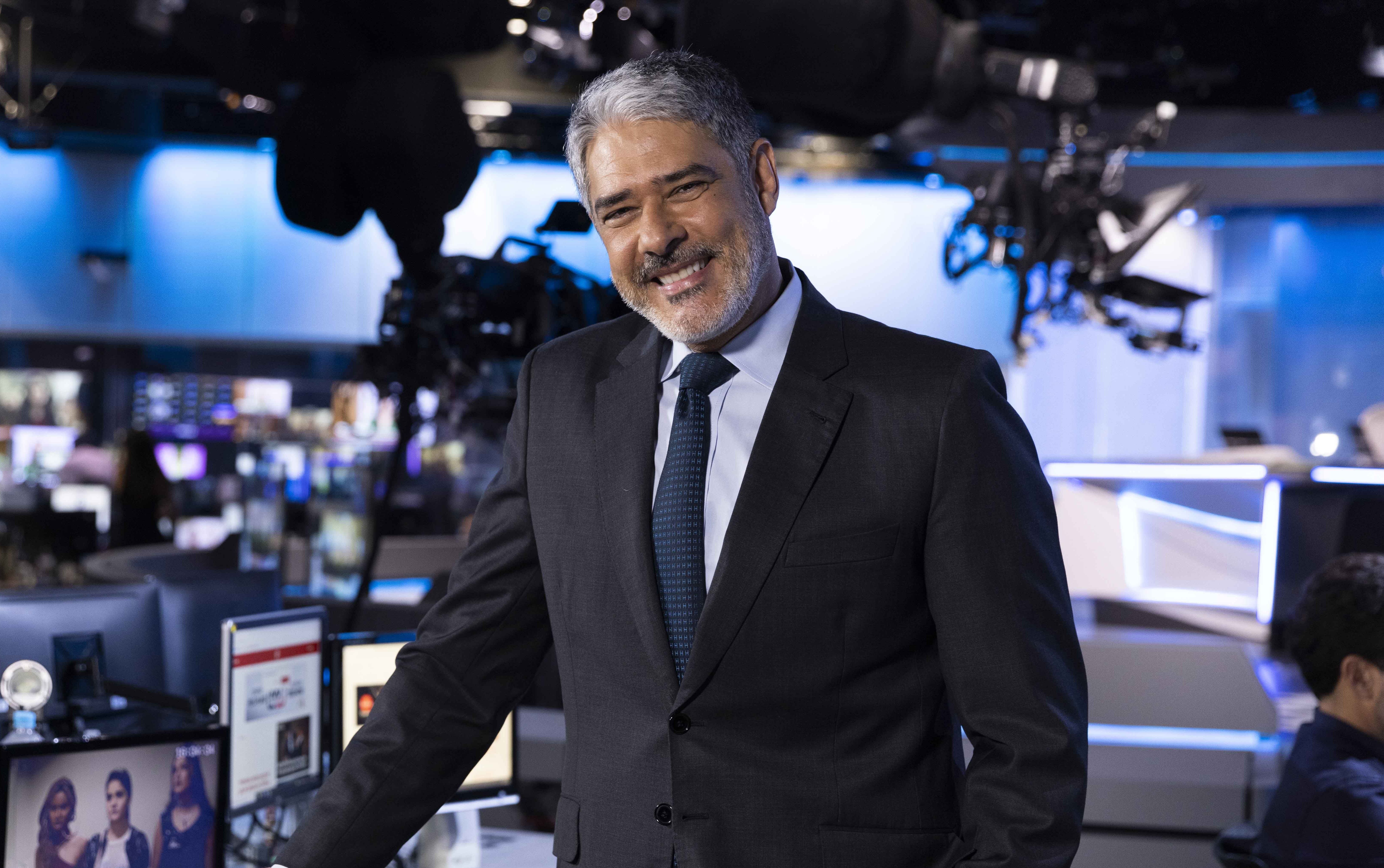 William Bonner apresenta o "Jornal Nacional" desde 1996