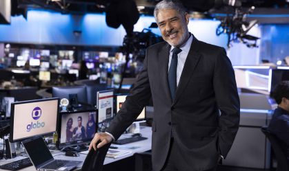 William Bonner apresenta o "Jornal Nacional" desde 1996