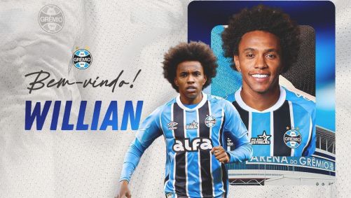 Willian foi anunciado pelo Grêmio