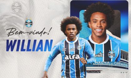 Willian foi anunciado pelo Grêmio
