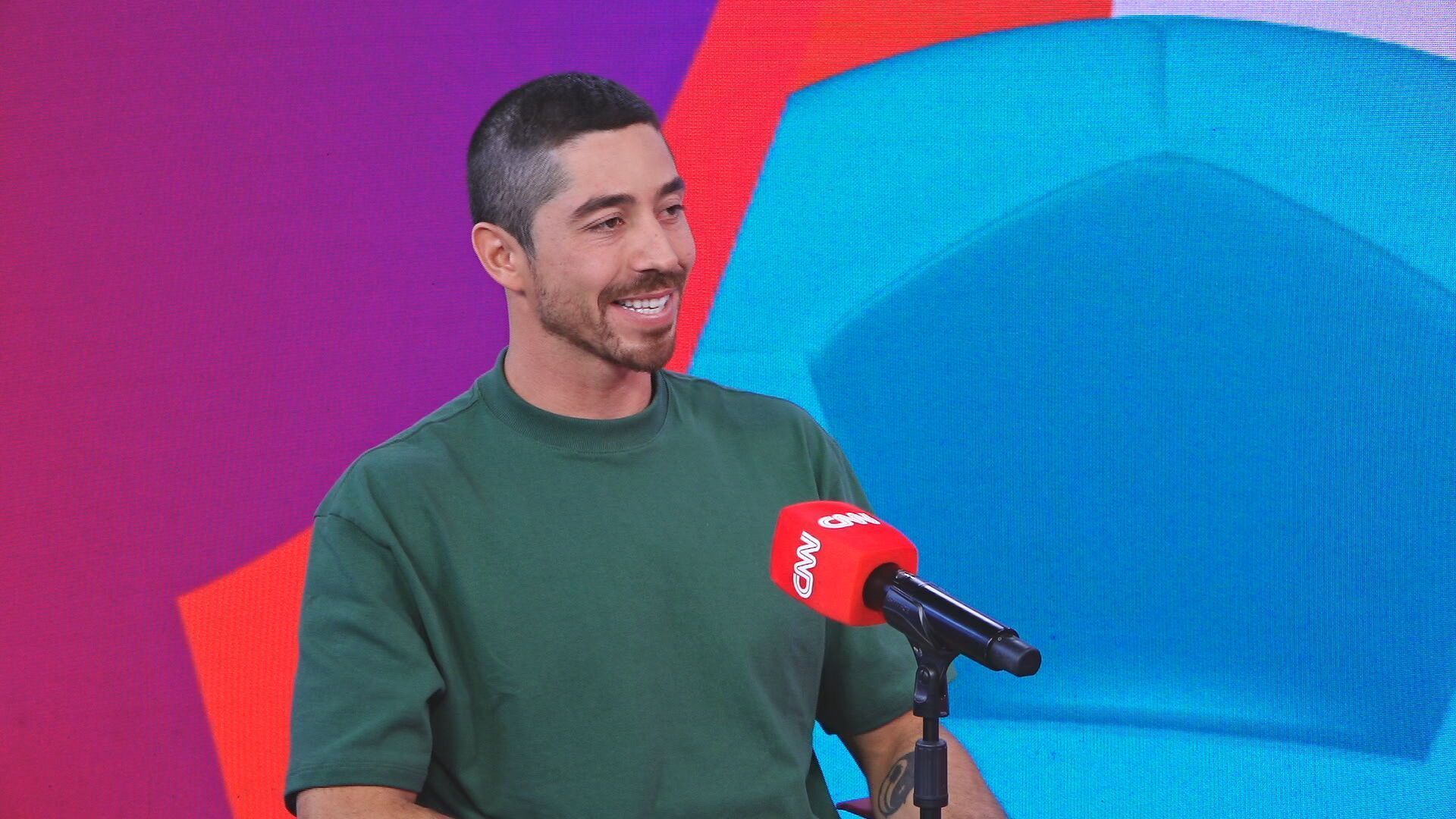 Yago Dora durante a participação no CNN Esportes S/A