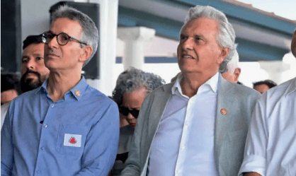 Zema e Caiado trocam promessas de apoio no 2º turno