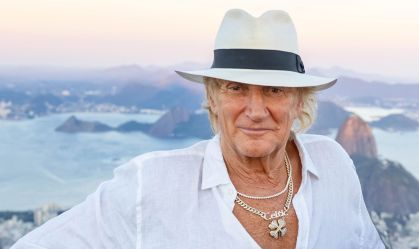 De férias, Rod Stewart visita o Cristo Redentor; veja fotos