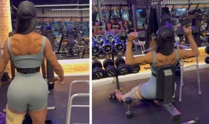 Gracyanne Barbosa mostra corpo em recuperação após "Dança dos Famosos"