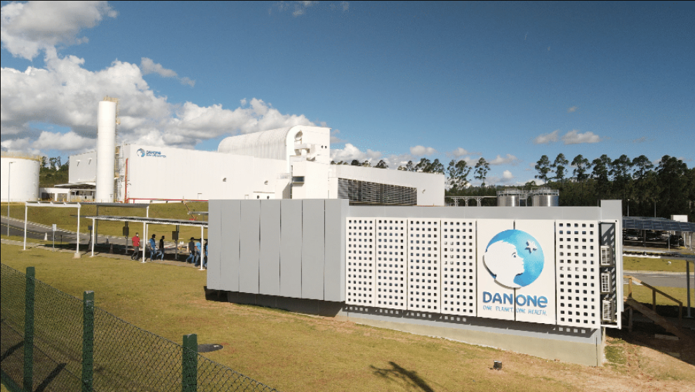 Fábrica da Danone, em Poços de Caldas (MG)